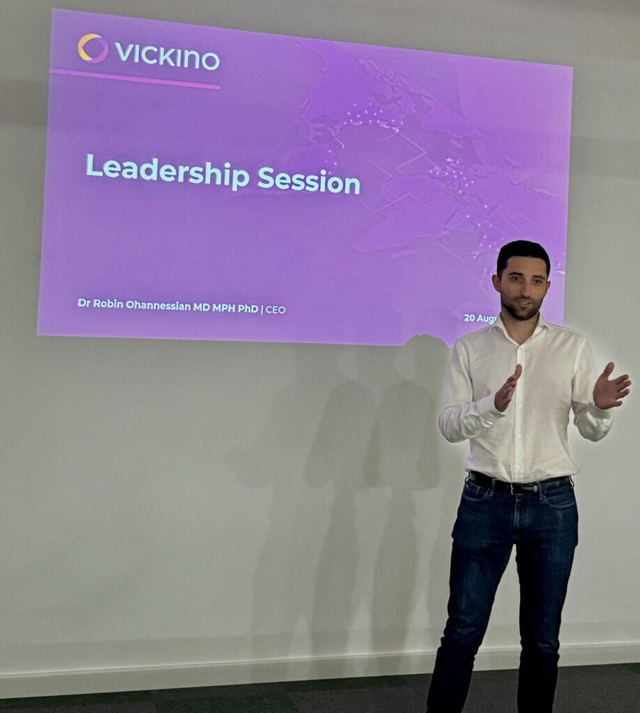 Vickino at Health Leadership Session in Armenia